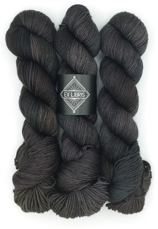 The Black Cat -- Brontë Base (Yak/Silk DK)