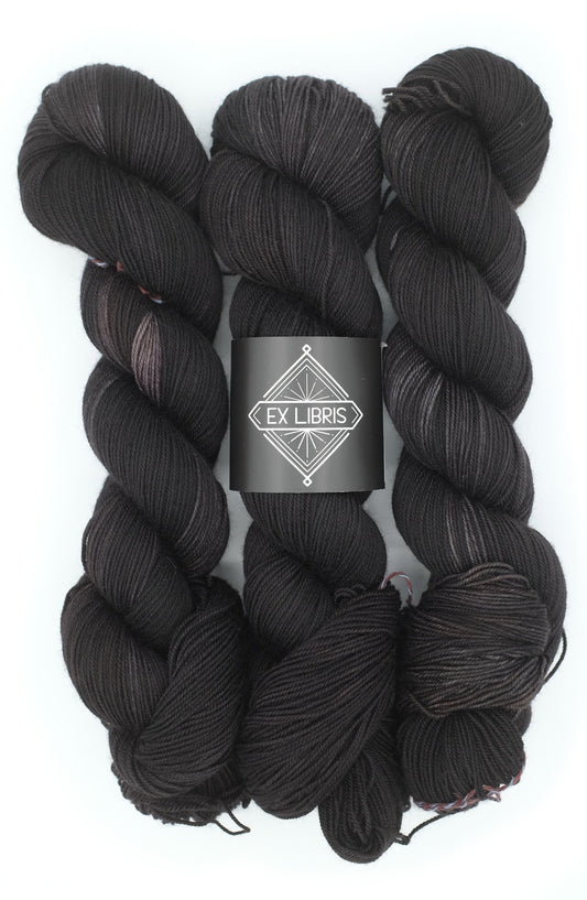 SECONDS - Aniline Black -- Ursula Base (Yak Sock)