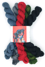 Load image into Gallery viewer, Krampusnacht mini set - Zilpha Base (Worsted)
