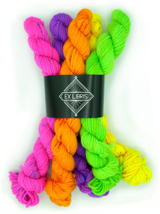 Good Old Neon mini set - Zilpha Base (Worsted)